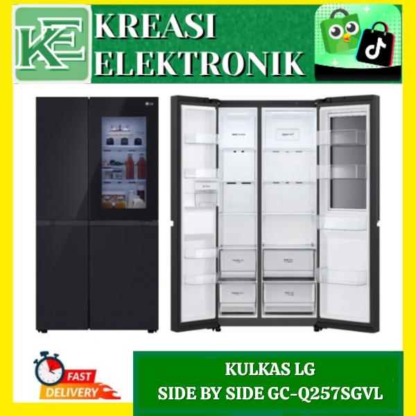 Gambar KULKAS LG GC-Q257SGVL SIDE BY SIDE INSTAVIEW THINQ AI INVERTER Q257SGV dari Kreasi Elektronik Kota Administrasi Jakarta Barat Tokopedia