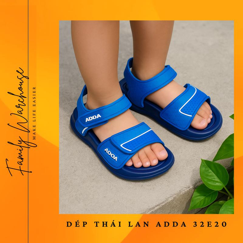 Dép Sandal trẻ em ADDA 32E20 Thái Lan chính hãng – Êm chân nhẹ chống trơn trượt size 24–31