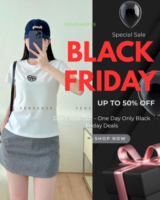 BLACK FRIDAY - Deal xả kho Áo Thun Babytee Thêu Trái Tim Nhỏ Xinh Form Vừa Dễ Phối Đồ Genz BBT25