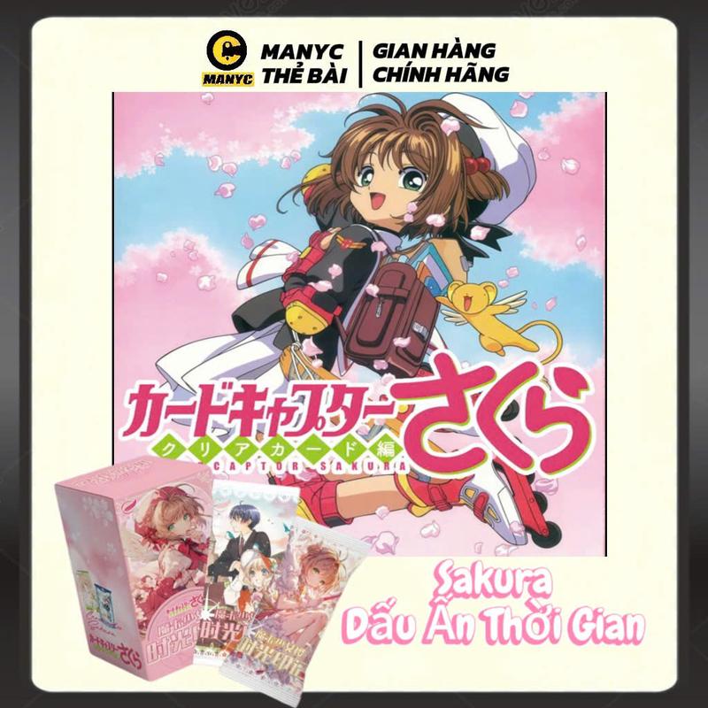   CHÍNH HÃNG  Tip Top Card Game Việt Nam Phiên bản SAKURA THỦ LĨNH THẺ BÀI - DẤU ẤN THỜI GIAN | Card Game | Dễ thương - Lấp lánh - Sang trọng | Đồ chơi - Thẻ Bài - Sưu tầm 