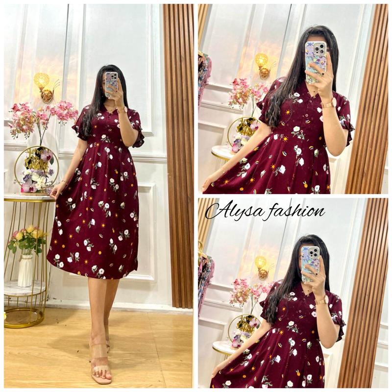 PREMIUM (READY) terjamin Nalla dress / DASTER MODEL TERBARU / DASTER MOTIF KEKINIAN terlaris CEK DESKRIPSI 1