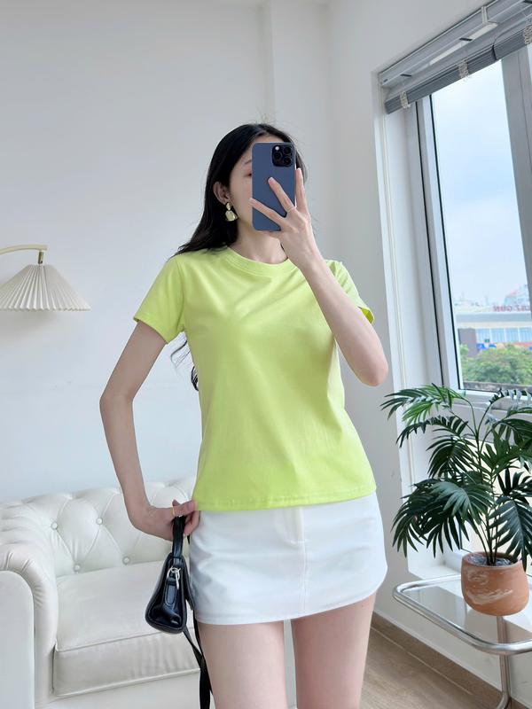 ÁO THUN BABY TEE TRƠN NHIỀU MÀU DỄ PHỐI ĐỒ BBT26 Mùa Hè Cổ Tròn | BigBuy360 - bigbuy360.vn ÁO THUN BABY TEE TRƠN NHIỀU MÀU DỄ PHỐI ĐỒ BBT26 Mùa Hè Cổ Tròn | BigBuy360 - bigbuy360.vn