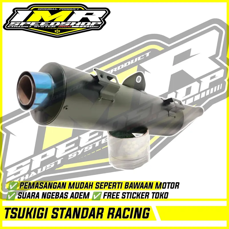 KNALPOT TSUKIGI STANDAR RACING JUPITER Z Z1 MX 135 VEGA R ZR RR CRYPTON ASTREA SUPRA 125 REVO BLADE 3