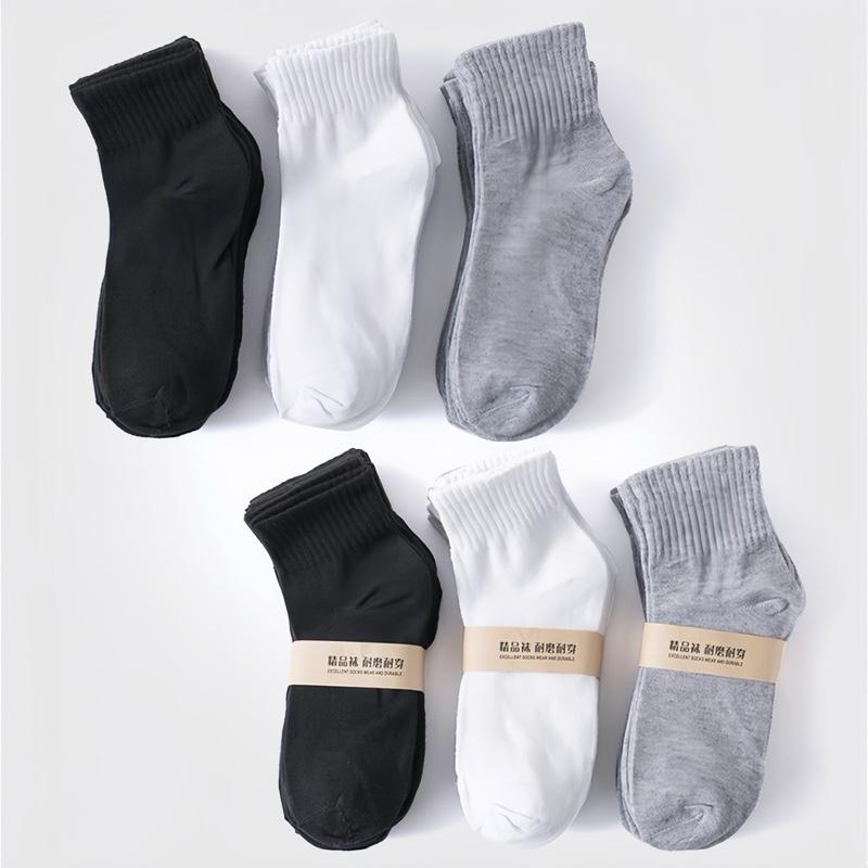 Sét 10 đôi Tất cổ cao nam nữ, tất nữ nam chất liệu cotton mềm thoáng mát dễ…