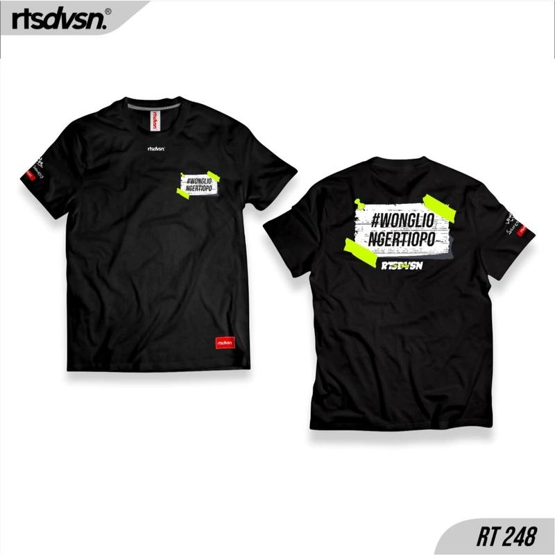 RTSDVSN t-shirt 248 | lengan pendek motif wong lio ngerti opo 3