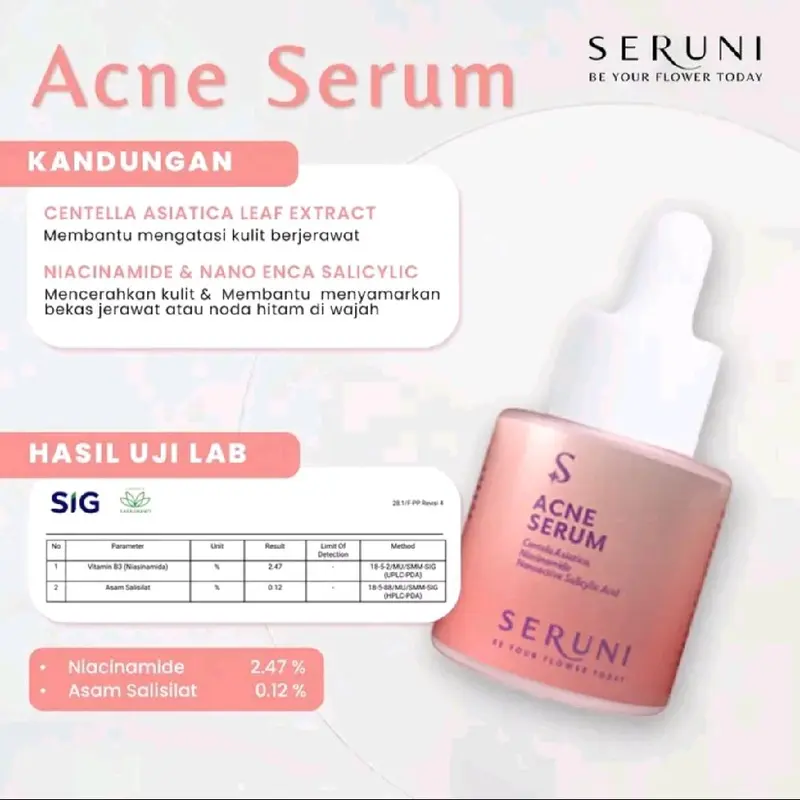 Seruni Acne Serum Wajah Berjerawat 1