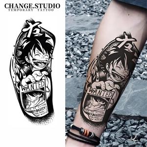 Hình Xăm Tạm Thời, Thiết Kế Hình Xăm Monkey D Luffy, Kéo Dài Trong 15 Ngày, Không Thấm Nước Và Chống Chà Xát. Miếng Dán Hình Xăm