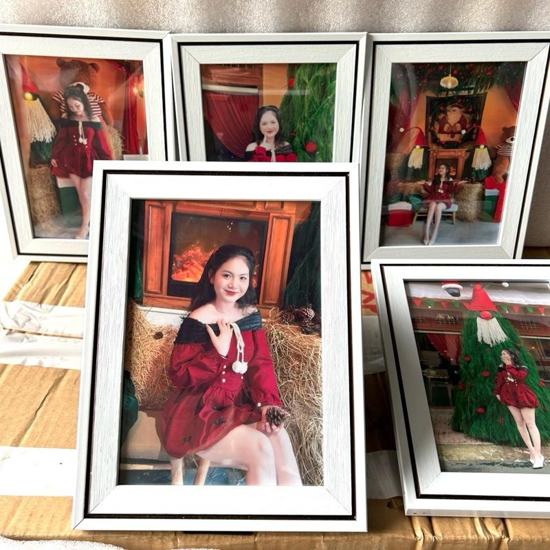  Khung ảnh để bàn và treo tường -   Mặt MICA  - 10x15  13 x 18  15 x 21  - Hỗ trợ in ảnh   Tặng kèm móc treo và chân   Khung Tranh Decor Decor Phòng Trang Trí Nhà 