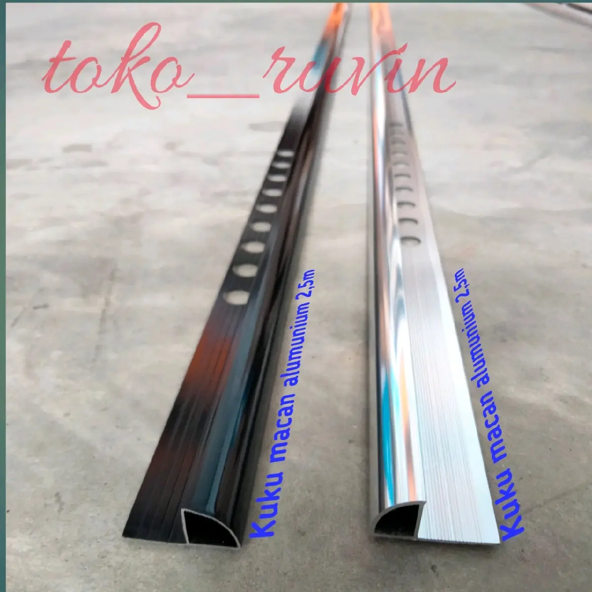 Kuku macan alumunium / stainless Granit keramik