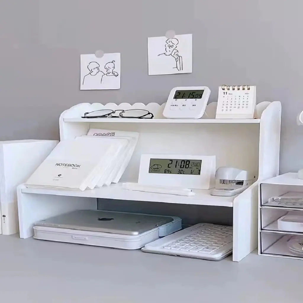 Korean Table Rack Desk Organizer / Meja Minimalis Aesthetic MB1029