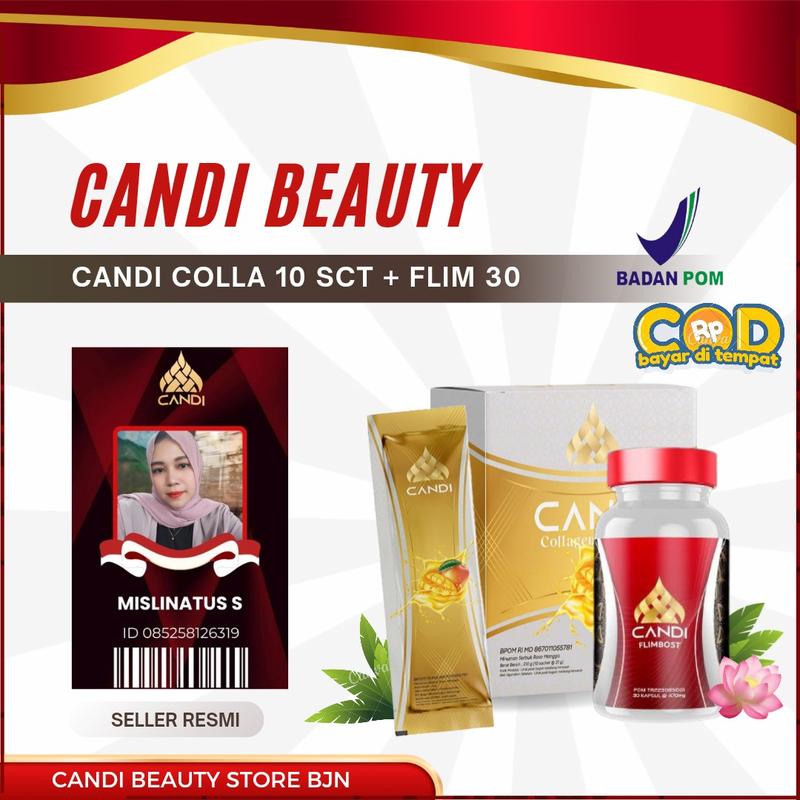 Paket 10 Collagen & Fiber dan 30 Caps by Candi - Isi 1 Bulan dan 20 Hari 0