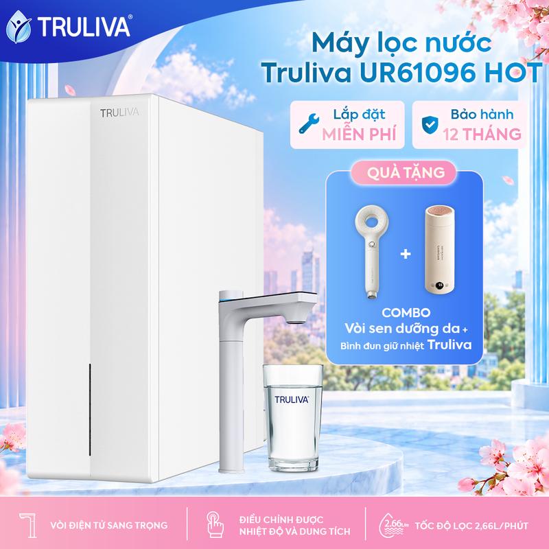 Máy Lọc Nước Nóng Âm Tủ Bếp Truliva UR61096 Hot – RO Uống Trực Tiếp - Vòi UV Thông Minh - Lắp Đặt Miễn Phí