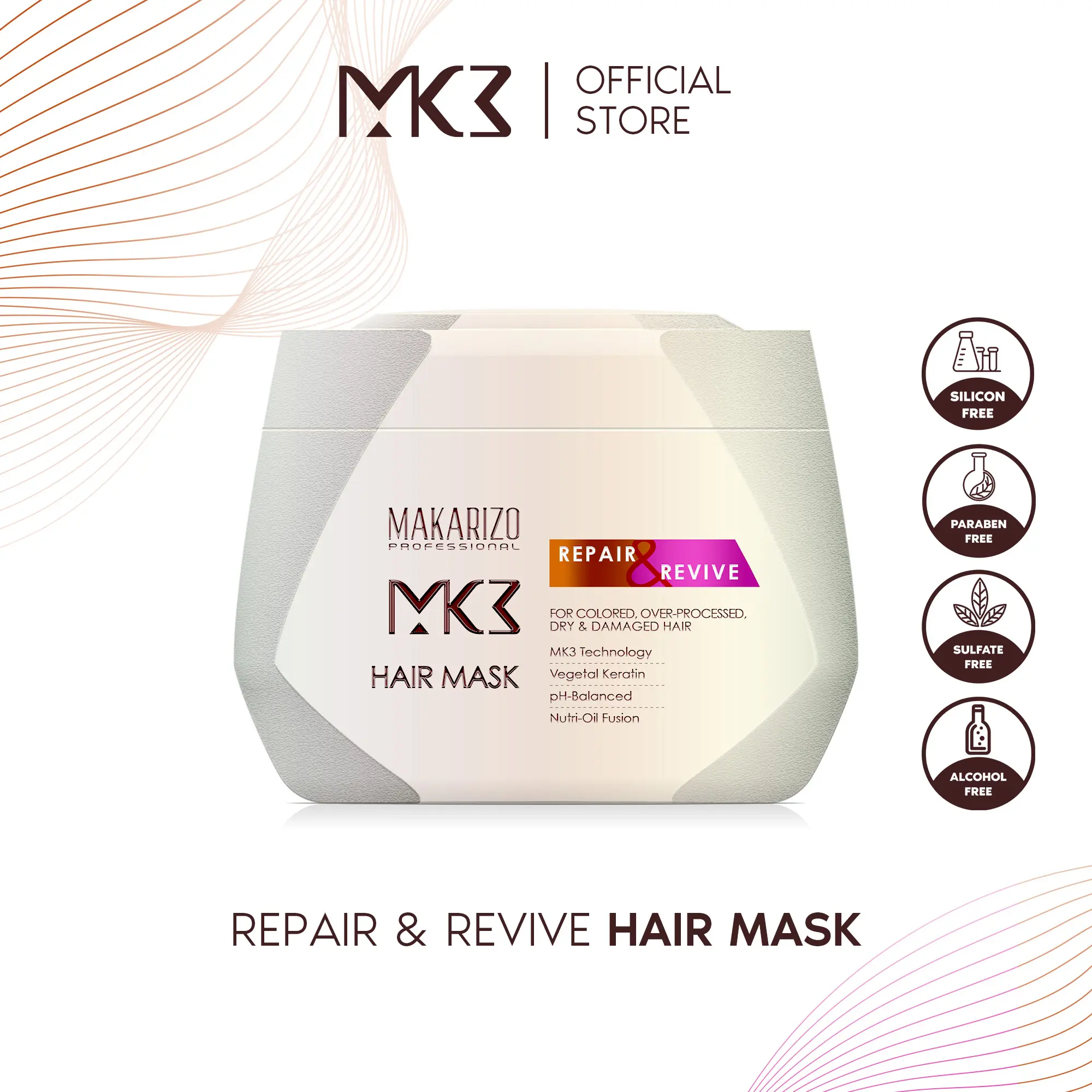 MK3 Repair & Revive Hair Mask Jar 500ml