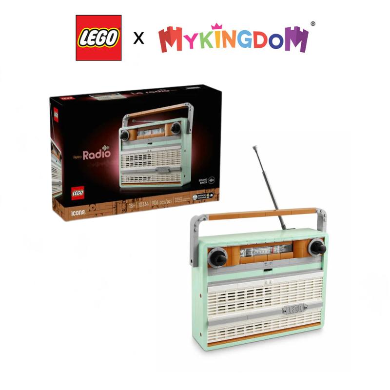 Đồ Chơi Lắp Ráp Đài Radio Cổ Điển LEGO ICONS 10334 (906 chi tiết)