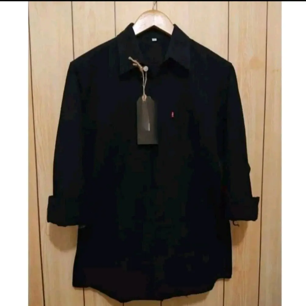 KEMEJA PRIA LENGAN PANJANG POLOS FORMAL BAJU COWOK KERJA