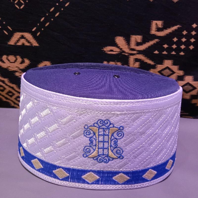 Peci Asaghofah Motif Logo Pintu Aceh Songkok Kopiah Muslim Premium Halus Lembut 6