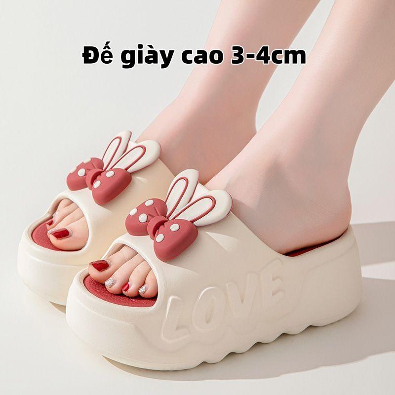 Dép Lê Ngầu, Giá Trị Cao, Dành Cho Mùa Hè Của Phụ Nữ, Có Thể Đeo Ngoài Trời, Thiết Kế Mới Dễ Thương, Đế Dày, Tăng Chiều Cao, Không Trơn Trượt, Dễ Phối Đồ, Thích Hợp Sử Dụng Tại Nhà, Dép Lê Mùa Hè