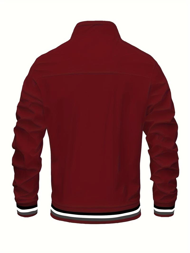 Product Introduction of Men's casual stand collar collar jacket regular version of the academy fashionable trench coat Spring and Autumn 15
