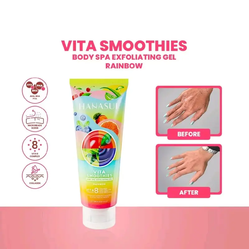 Hanasui Body Spa Exfoliating Gel 180ml 3