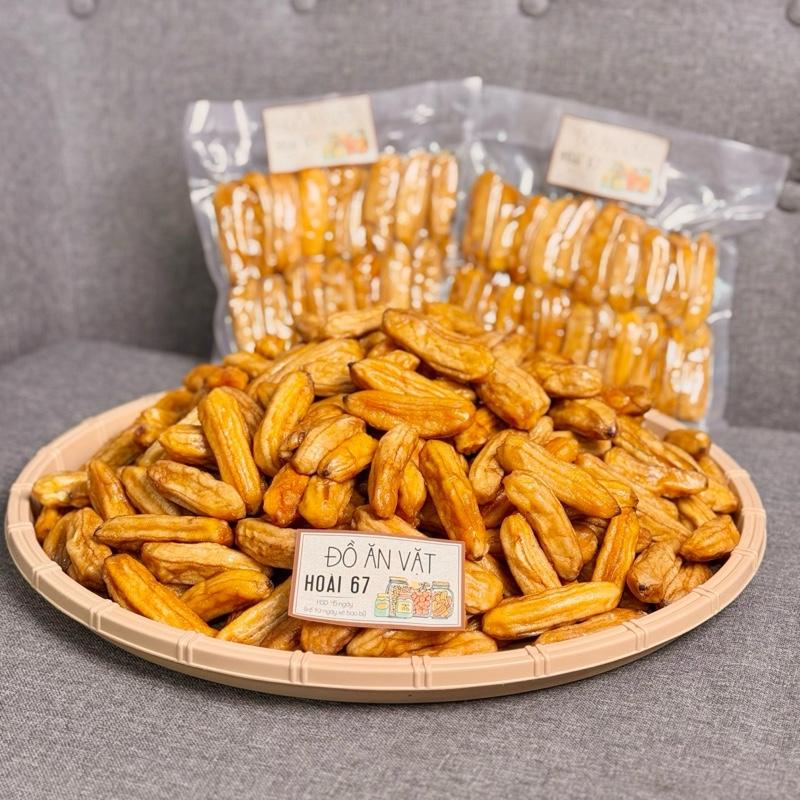  500G CHUỐI SẤY DẺO NGUYÊN TRÁI - KHÔNG ĐƯỜNG - Đặc Sản Cà Mau Snack Food Hoài 67 