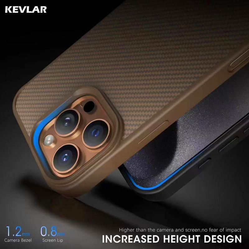 KEVLAR PIXELS Softcase Premium Compatible untuk iP 11-16 Motif Carbon 4