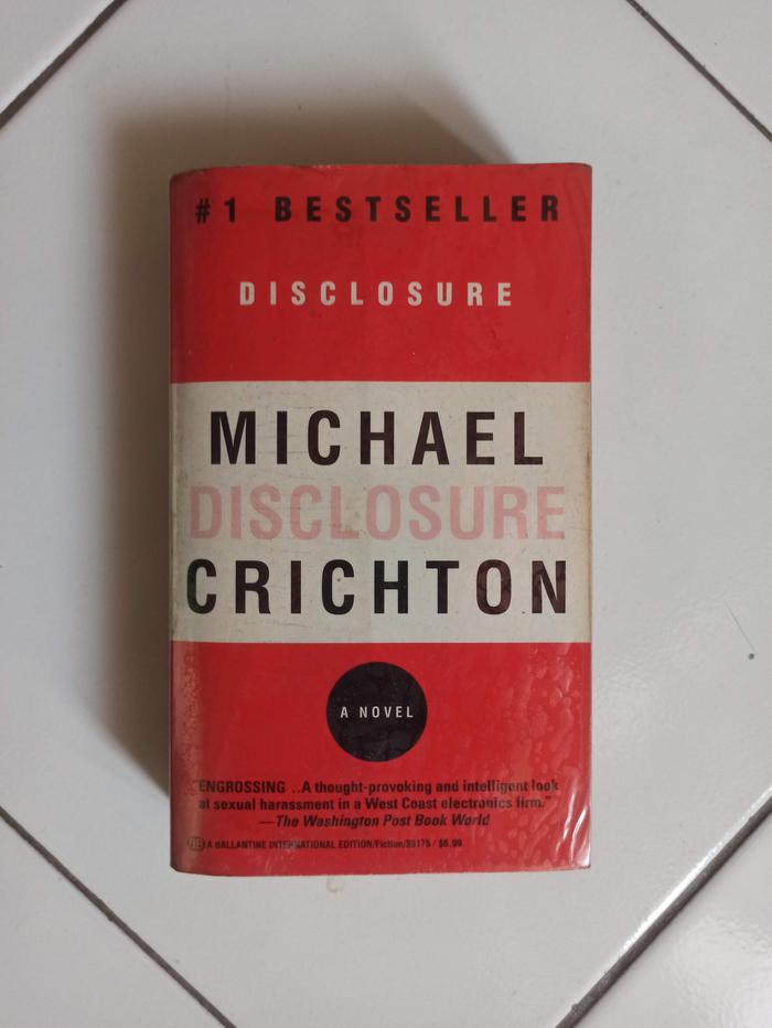 Gambar Disclosure by Michael Crichton (Bahasa Inggris) dari Toko Buku Bekas Aksiku Kota Administrasi Jakarta Timur Tokopedia