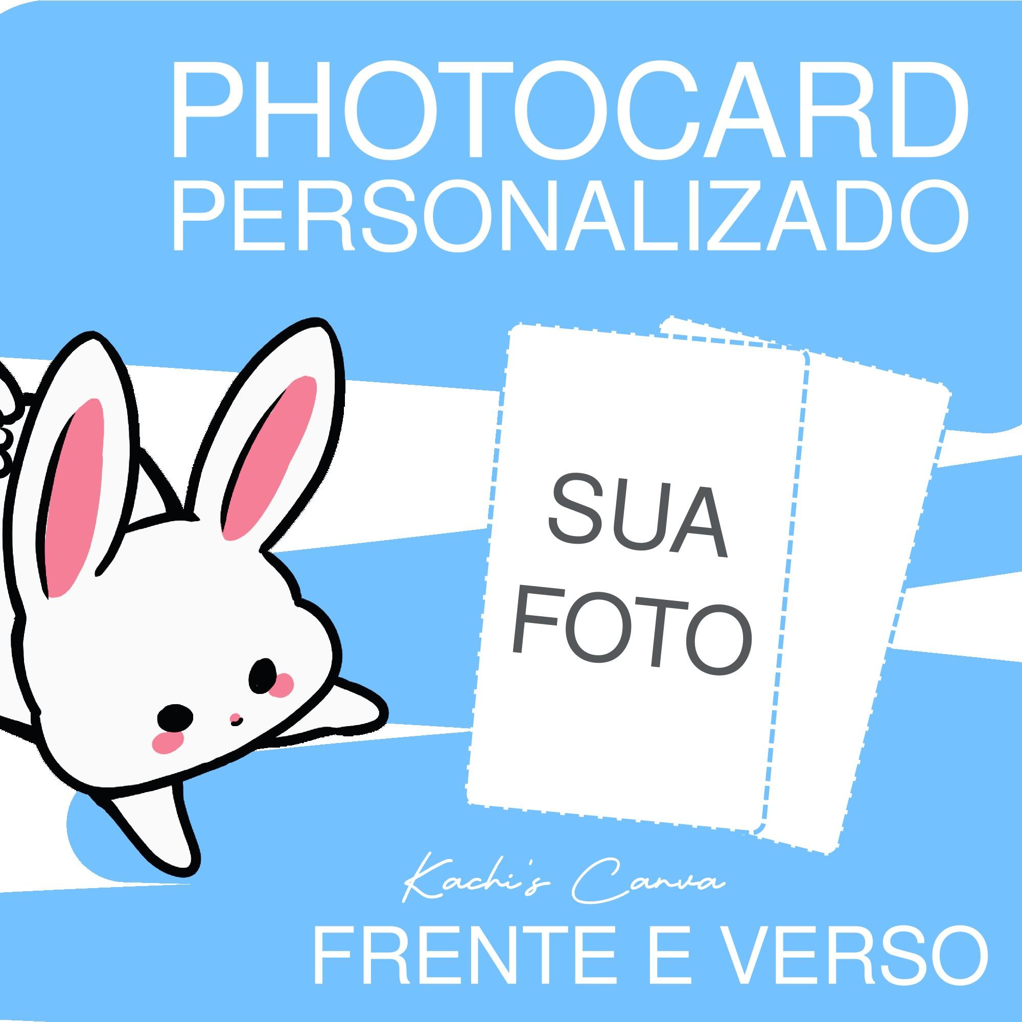 10 Photocards Personalizados - Frente e Verso - Holográfico, Brilho ou Plastificado  Tamanho 8.5cm x 5cm Fanmade