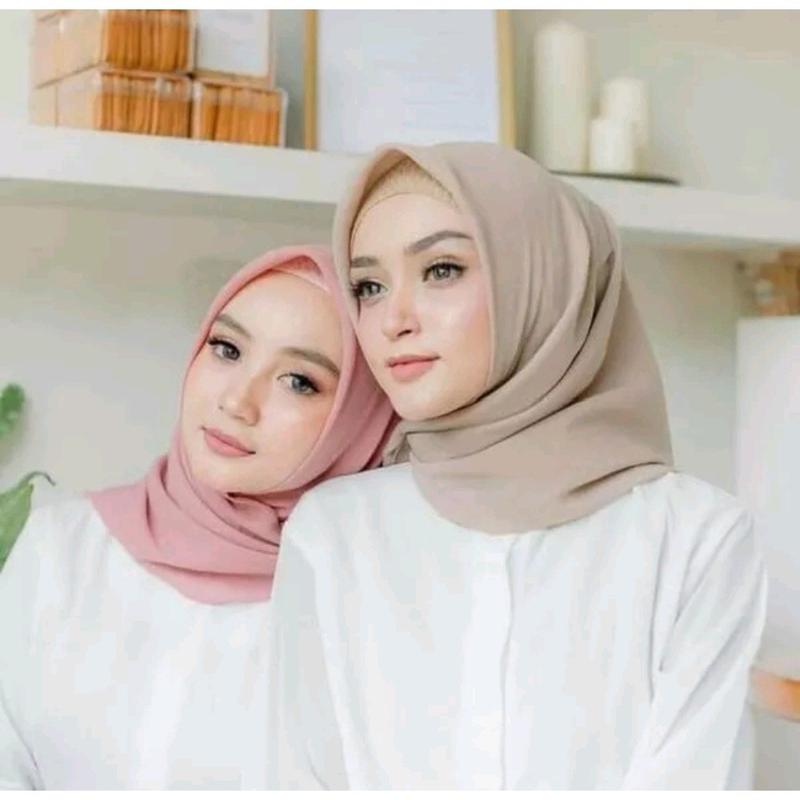 Bella Square Premium Anti Letoy | Hijab Kerudung Segi Empat Bella Square 40+ Warna 2