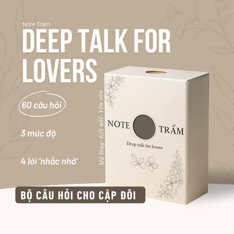 Bộ câu hỏi deep talk cho cặp đôi - Note Trầm Thẻ Bài 53 lá Cards card game
