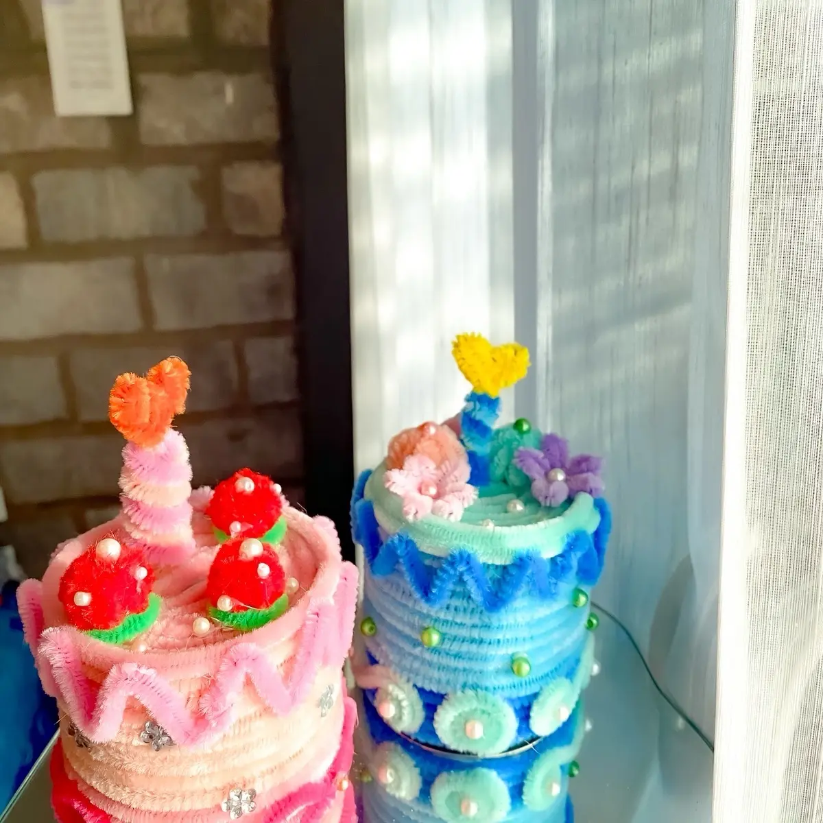 Fake Cake celengan kawat bulu mini (random)