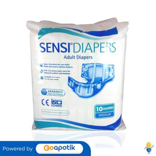 Gambar SENSI POPOK DEWASA UKURAN M BOX 10 PCS dari Apotek Adapotek Padangsambian by GoApotik Kota Denpasar Tokopedia
