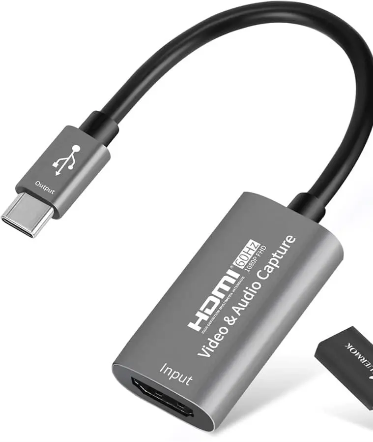 HDMI Video Capture Card Type C 4K 1080P Tanpa Power USB C Kompatibel Macbook