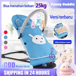 【Bawalah selimut】Ayunan Bayi Lipat, Kursi Ayunan Bayi, Bouncer Chair Buai Lantai, Bouncher Bayi, Tempat Tidur Bayi Goyang, Ayunan Bayi 3 - 18 bulan, Baby Balance Chair, Bouncer Baby Infant Seat, Foldable
