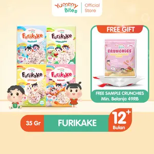 [LIVE EXCLUSIVE] Yummy Bites Furikake 35GR/ Topping Rumput Laut/ Nori Tabur/ MPASI Bayi