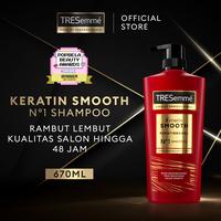 Gambar TRESemmé Keratin Smooth Shampoo 670ml Isi 2 FREE Conditioner 170ml  Perawatan Rambut Lembut dengan Keratin - Haircare dari Unilever Hair Beauty Studio Kota Tangerang 2 Tokopedia