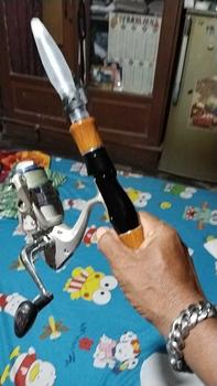 Sougayilang 1.6m Spinning/Casting Fishing Rod Gagang Kayu Mini ...