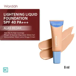 Wardah Lightening Liquid Foundation Mini Pack (6ml) SPF 40 PA+++