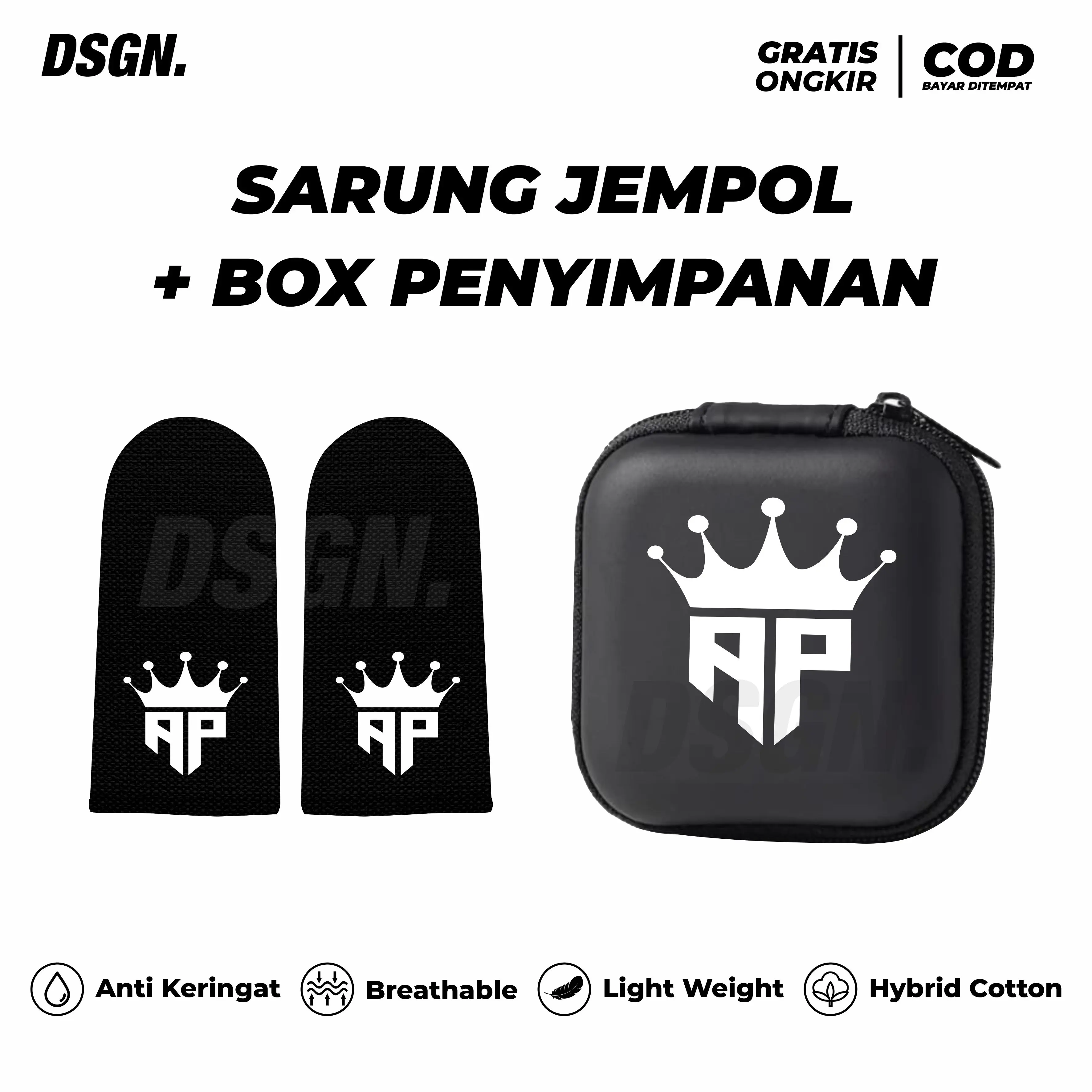 SARUNG JEMPOL GAMING AP KING ANTI KERINGAT RESPONSIF GAME AKSESORIS Accessories