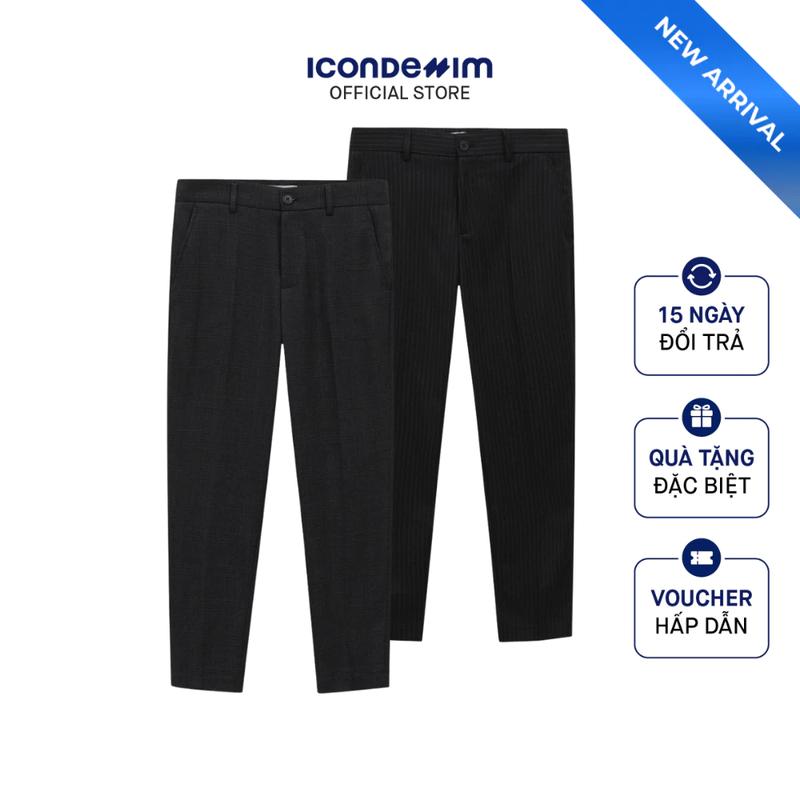  Quần Tây Nam ICONDENIM Monte Harrison Trousers Form Slim QTID0070 