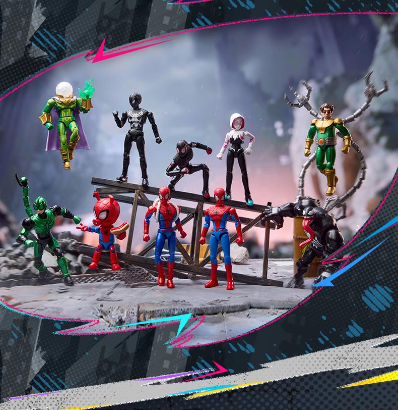 [HOT!]BLOKEES Marvel Spider-Man Galaxy Version 05 blind box Venom Spider-Man Secret 1/36  Spiderman blindbox GV05