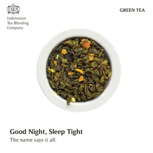 TERSEDIA - OZA TEA - GOOD NIGHT, SLEEP TIGHT | ARTISAN TEA - GREEN TEA | SPECIALTY GRADE | TEH PREMIUM | 4 GRAM (2 CUPS)