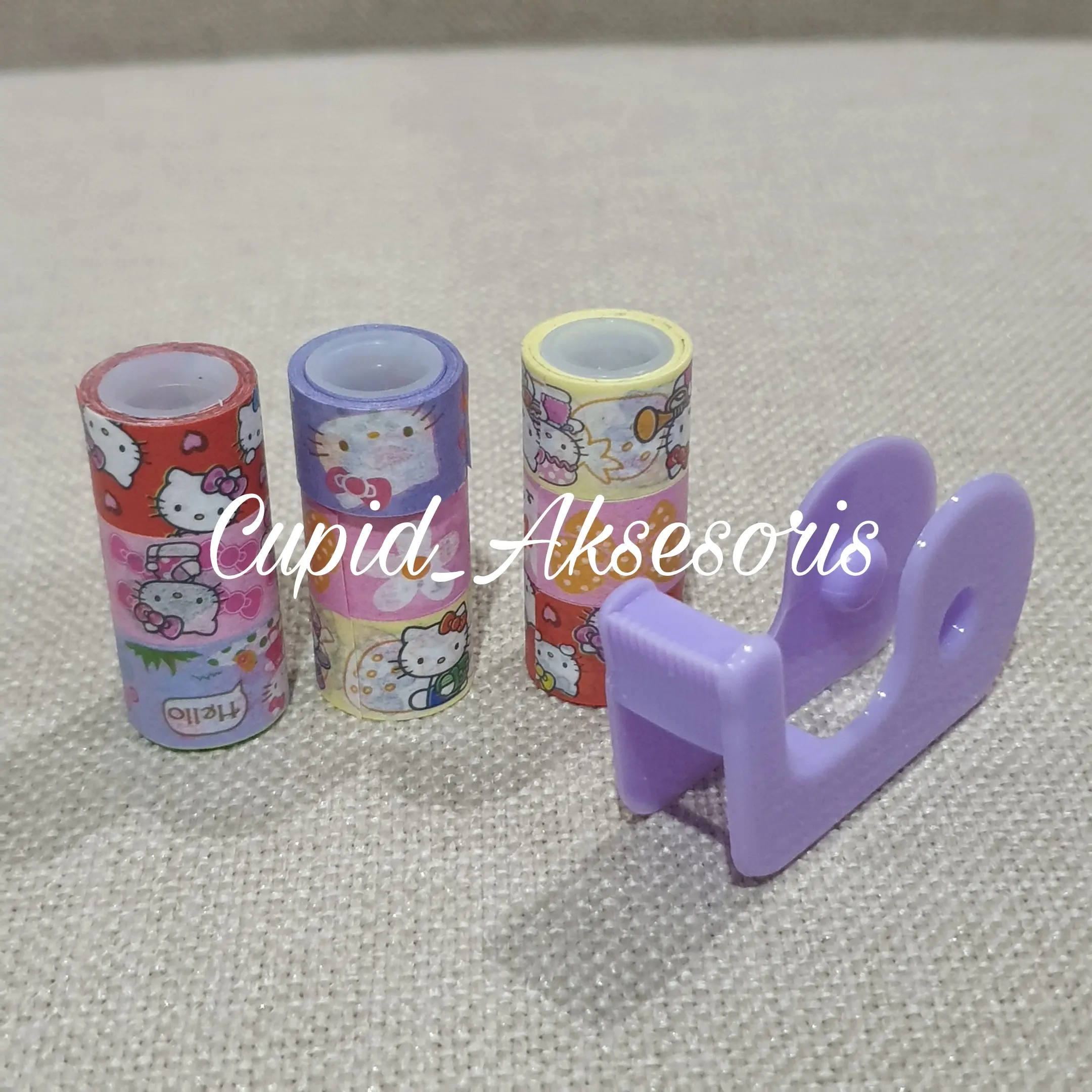 1 SET (9 ROLL) SELOTIP STIKER STICKER / WASHITAPE / TAPE SANRIO LUCU DAN IMUT