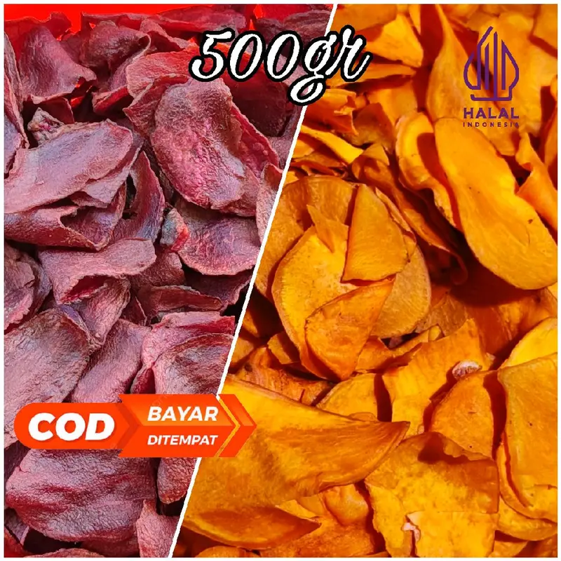 500gr - Keripik Ubi Ungu / Keripik Ubi Madu | Manis Snack Kripik 0