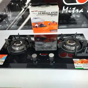 KOMPOR TANAM RINNAI 2 TUNGKU TITANIUM