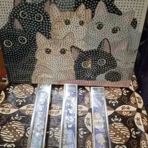 Lukisan Berlian/Diamond Painting DIY - Tema Lucu dan Estetik AP-1013