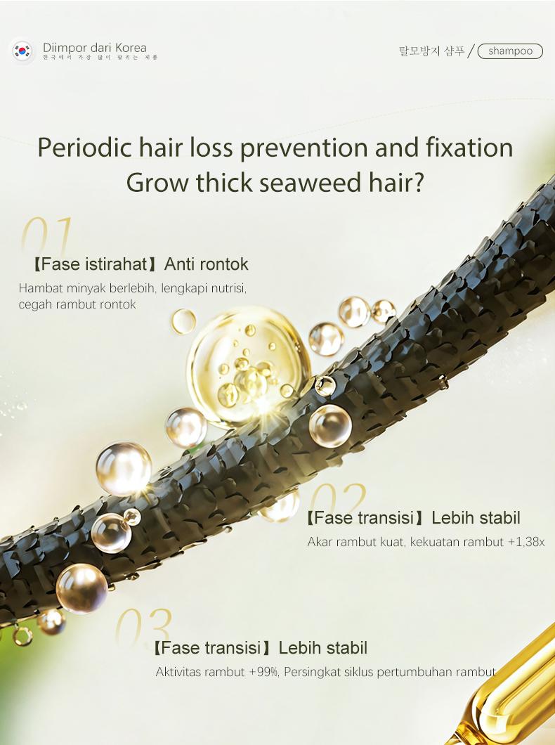 Dr.ville Shampoo Anti Rontok & Penumbuh Rambut Cepat - Sampo Nutrisi Akar Rambut Bervolume Anti Lepek Halus Berkilau Original  500ml