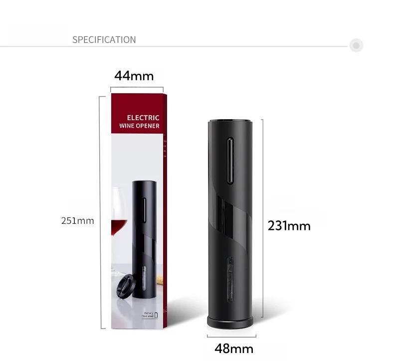 Product Introduction of Electric bottle opener, automatic red wine bottle opener, with aluminum foil cutter, suitable for kitchen, bar, party 6