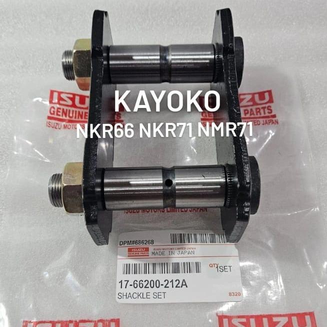 SHACKLE SET ANTING ANTING PER DAUN DEPAN NKR66 NKR71 NMR71 17-66200-212A 1