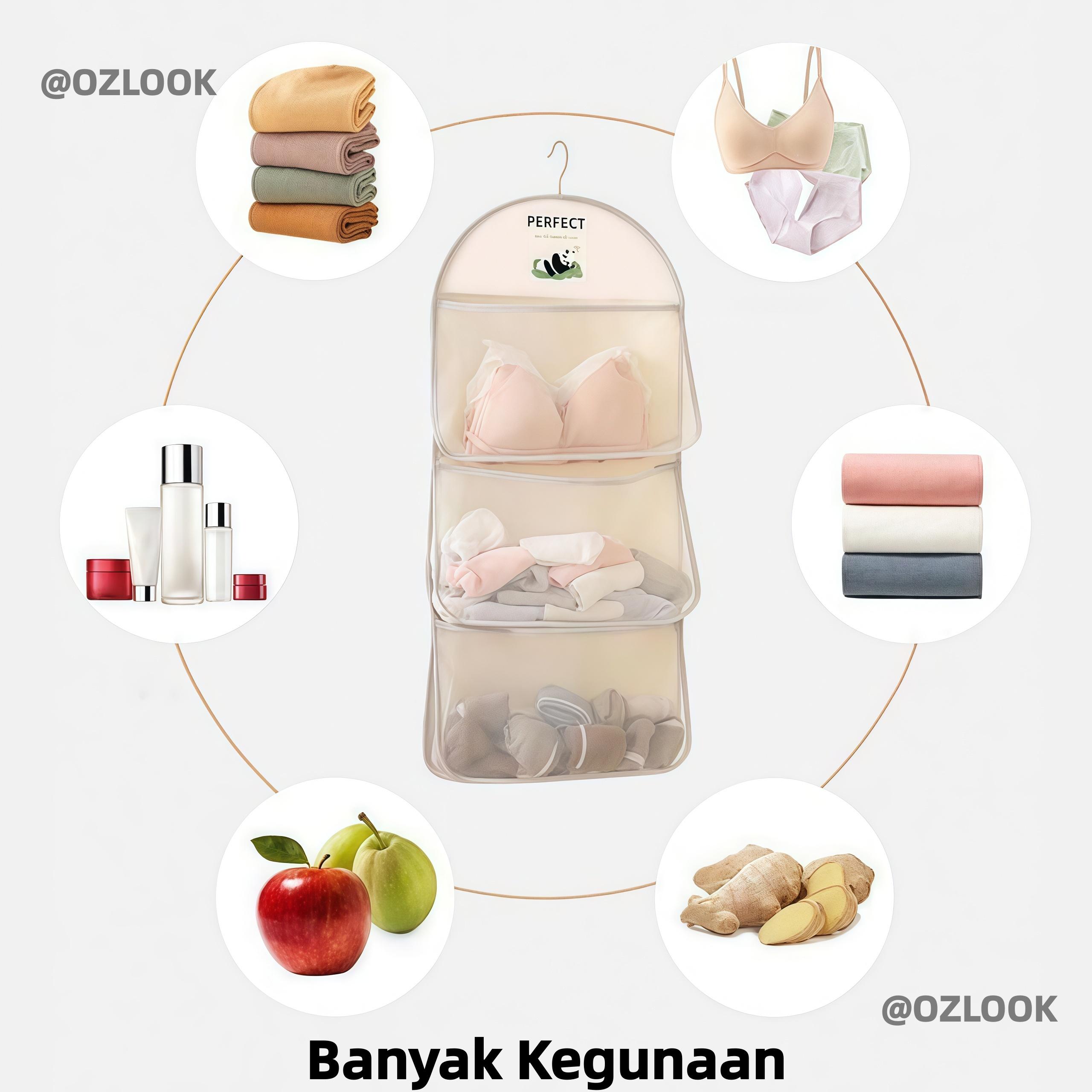 Multi-layer Storage Mesh Clutter Storage Bag Wardrobe Hanging Large Capacity Large Capacity Multi-function Save Space storage bag Multi-layer Storage Mesh Clutter Storage Bag Wardrobe Hanging Large Capacity Large Capacity Multi-function Save Space storage bag