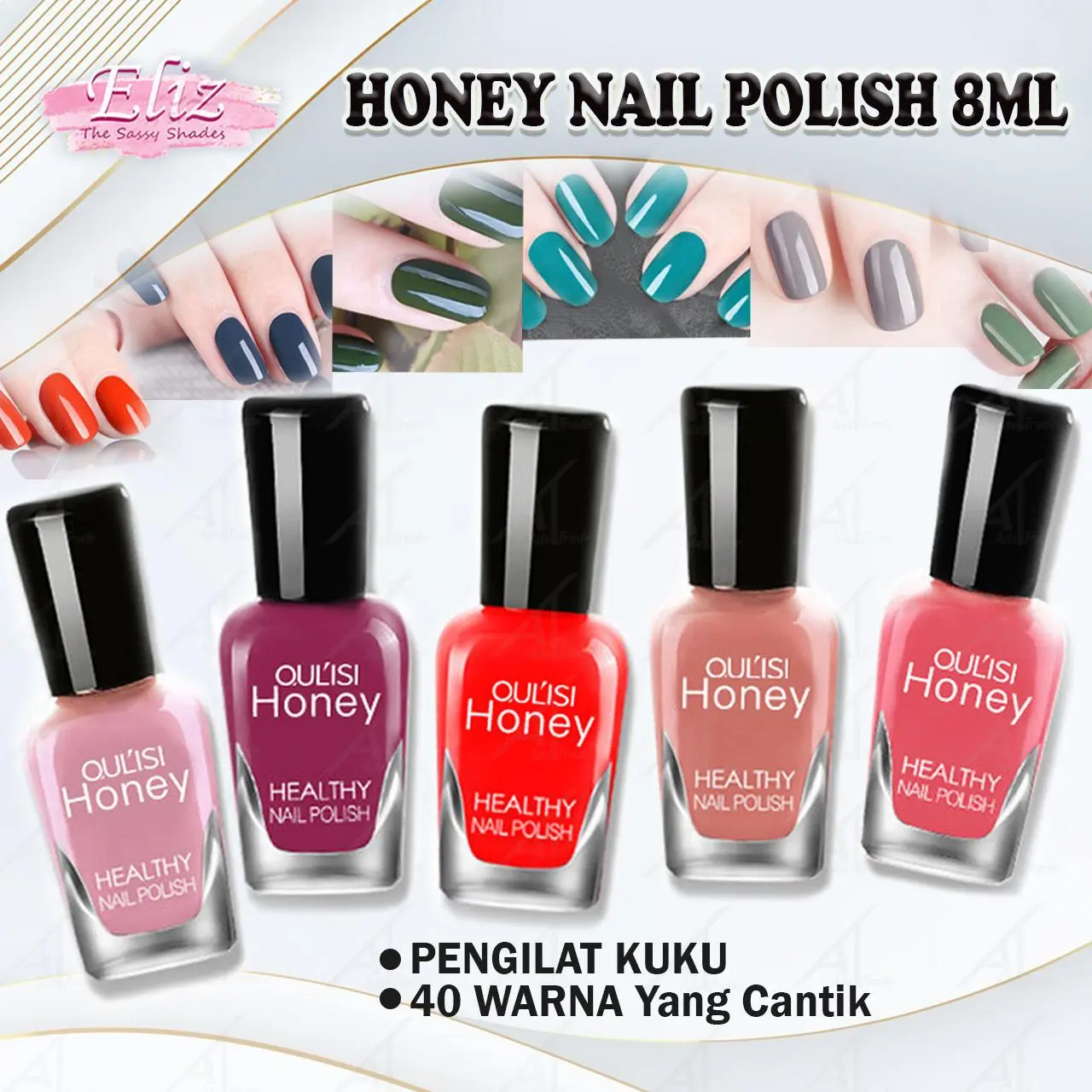 Oulisi Honey 8ml Peel off Nail Art Polish Peel Off